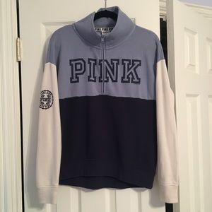 VS PINK quarter zip